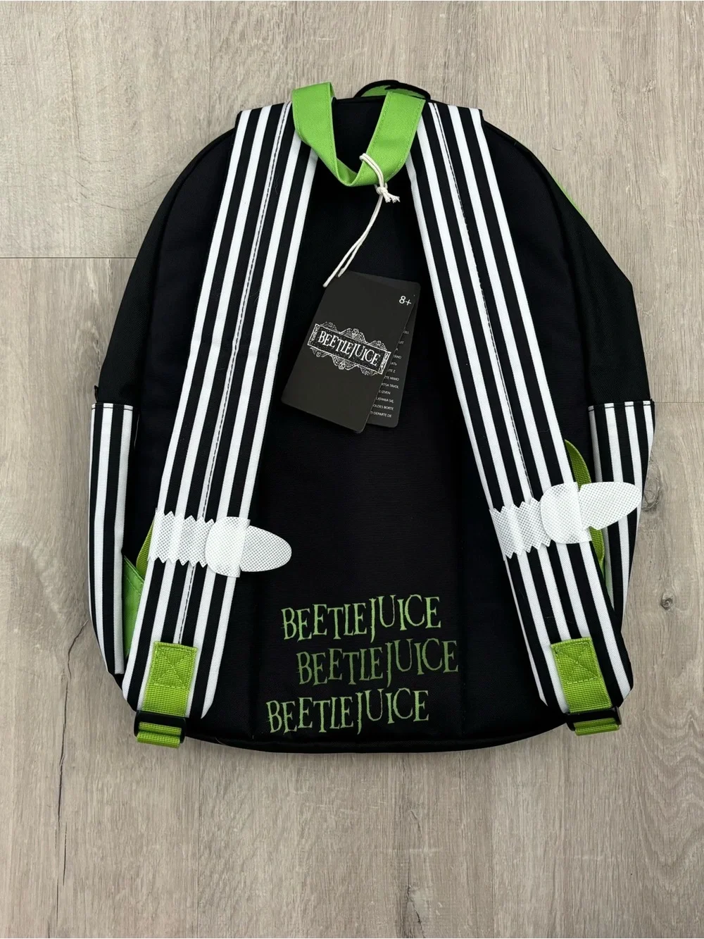 NWT Loungefly Beetlejuice Cosplay Full-Size Backpack